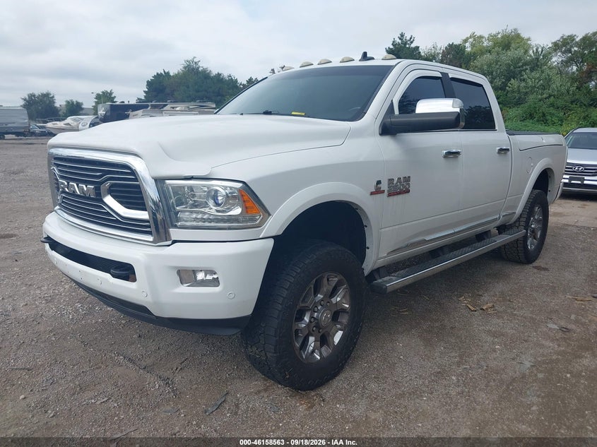Vin: 3c6ur5gl8gg315310, lot: 46658363, ram 2500 longhorn limited 20162