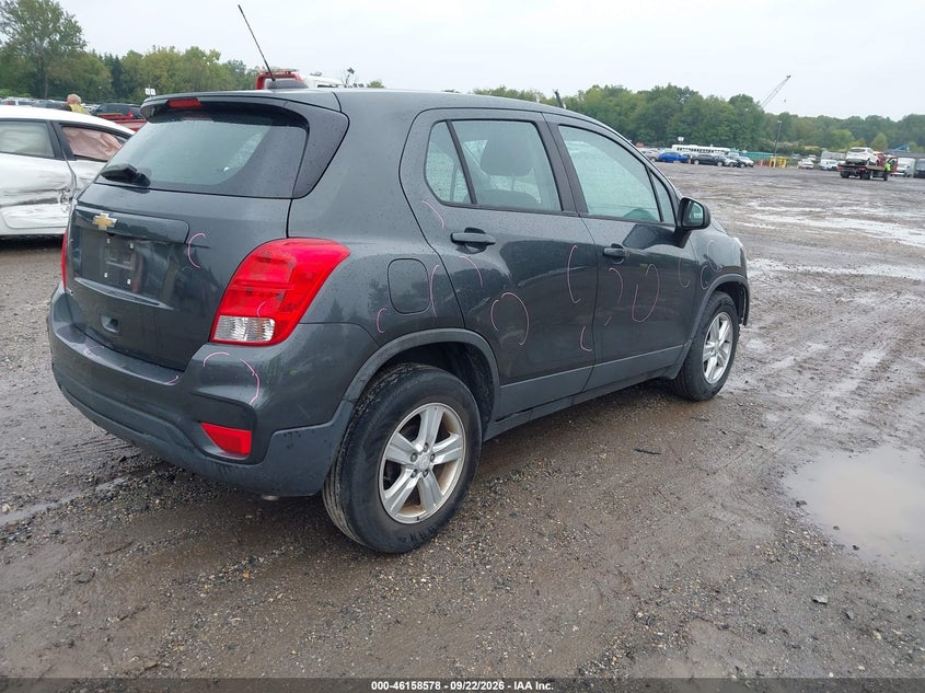 Vin: 3gncjksb9kl314599, lot: 46658377, chevrolet trax ls 20194