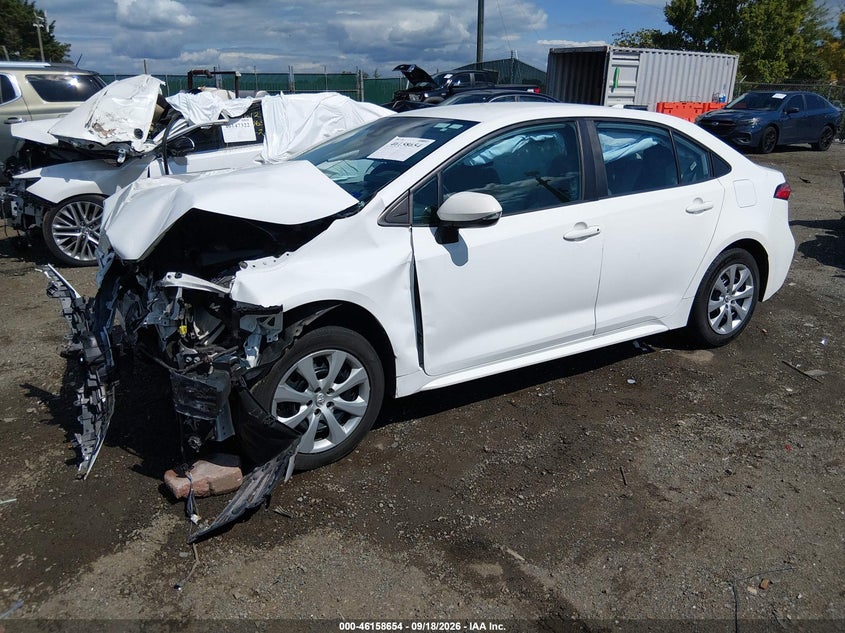 Vin: 5yfepmaexnp320202, lot: 46658453, toyota corolla le 20222