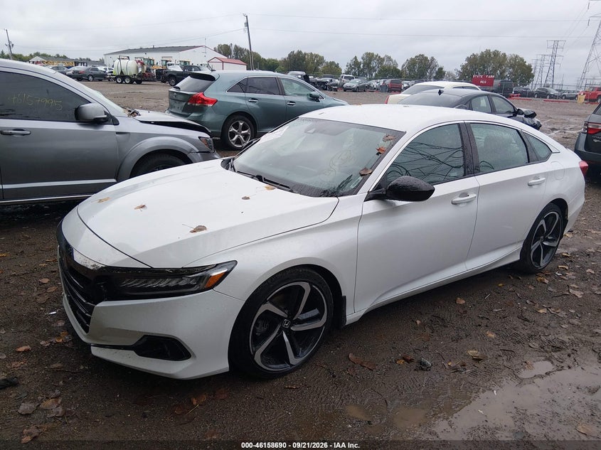 Vin: 1hgcv1f45ma041420, lot: 46658489, honda accord sport special edition 20212