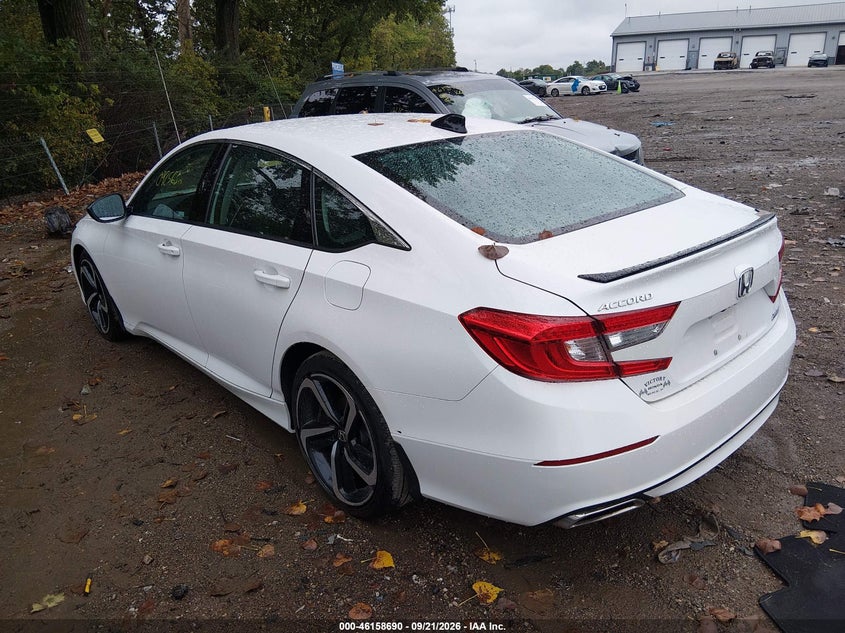 Vin: 1hgcv1f45ma041420, lot: 46658489, honda accord sport special edition 20213