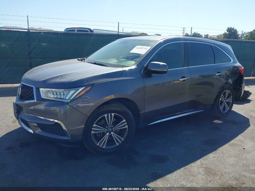 Vin: 5j8yd3h34hl000313, lot: 46658516, acura mdx 20172