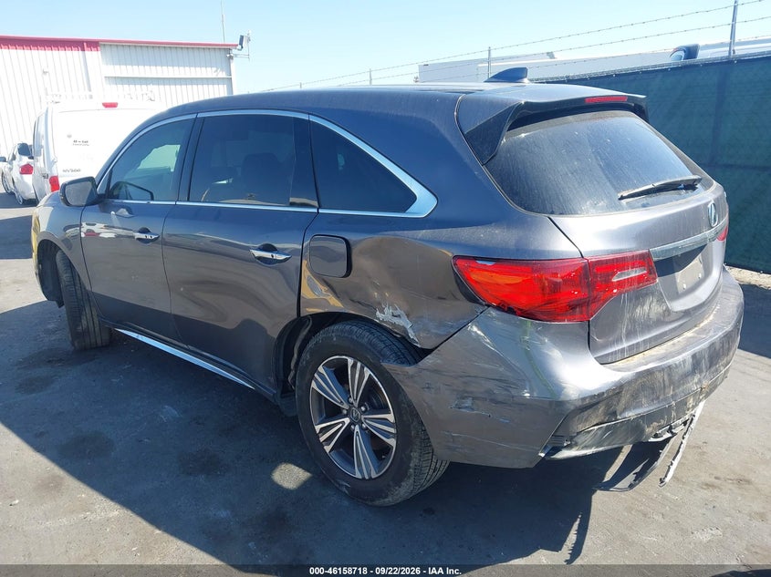 Vin: 5j8yd3h34hl000313, lot: 46658516, acura mdx 20173
