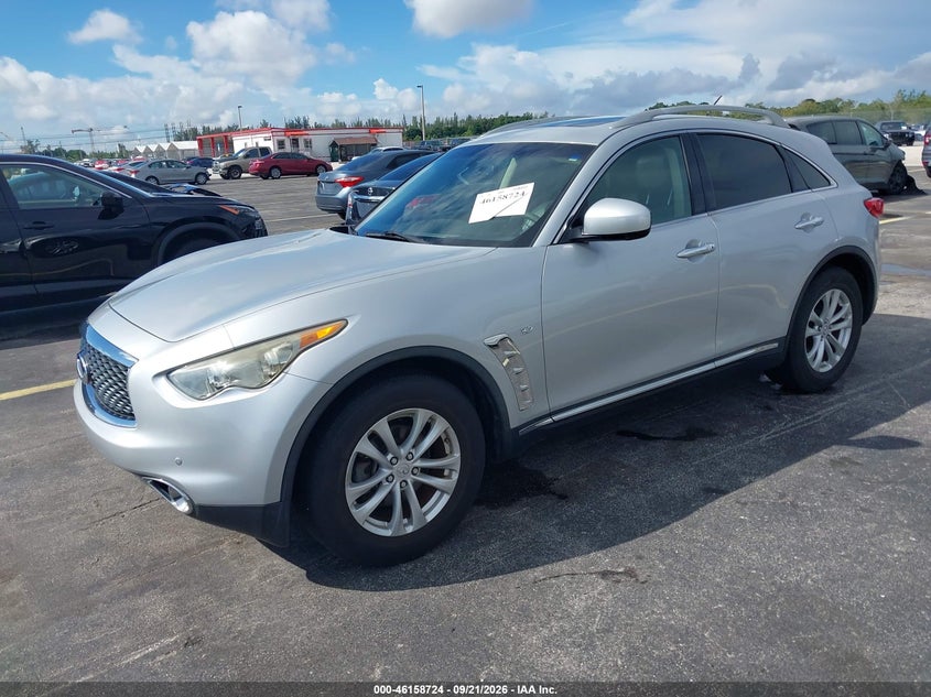 Vin: jn8cs1mu4hm140815, lot: 46658523, infiniti qx70 20172
