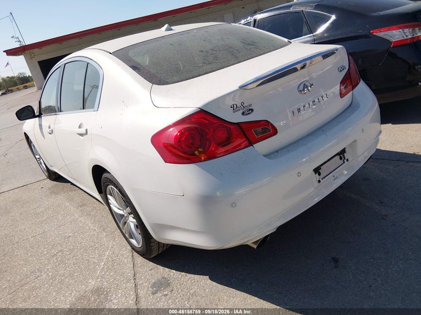 2013 INFINITI G37X auction photo 3