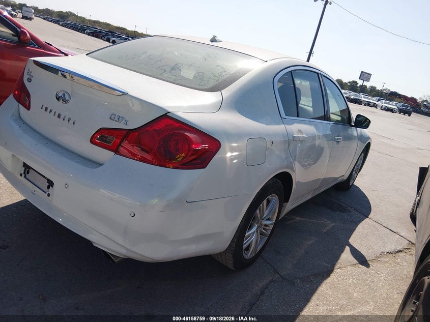 2013 INFINITI G37X auction photo 4