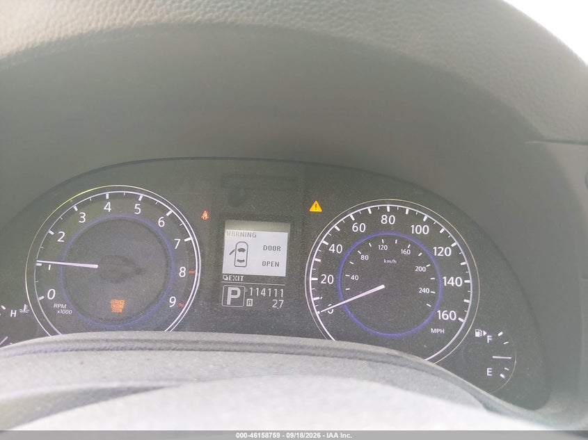 2013 INFINITI G37X auction photo 7