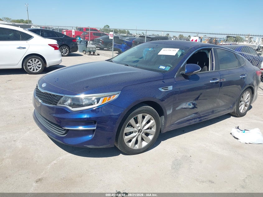 Vin: 5xxgt4l39jg254633, lot: 46658587, kia optima lx 20182