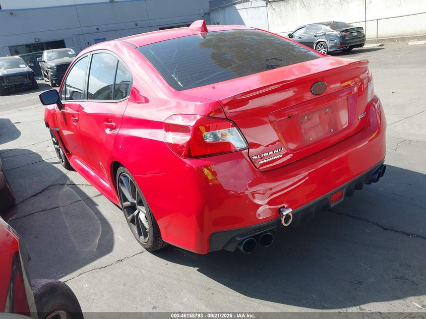 Vin: jf1va1f65j8834200, lot: 46658592, subaru wrx limited 20183