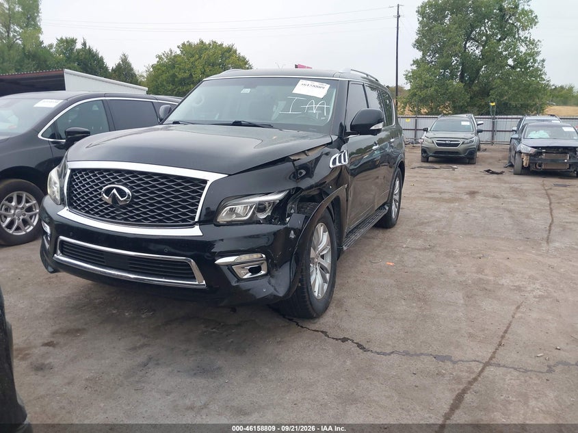 Vin: jn8az2nf2h9644615, lot: 46658608, infiniti qx80 20172