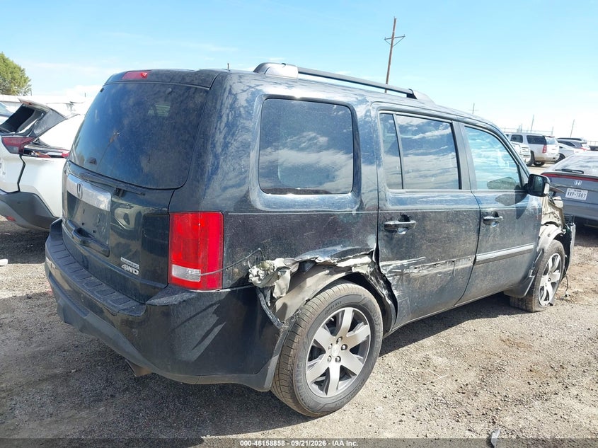 Vin: 5fnyf4h96fb035552, lot: 46658657, honda pilot touring 20154