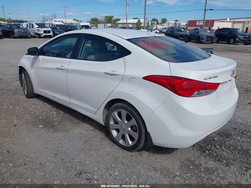 Vin: 5npdh4ae1dh161316, lot: 46658659, hyundai elantra limited 20133