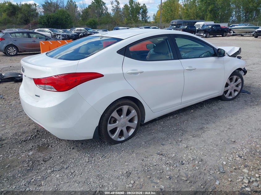 Vin: 5npdh4ae1dh161316, lot: 46658659, hyundai elantra limited 20134