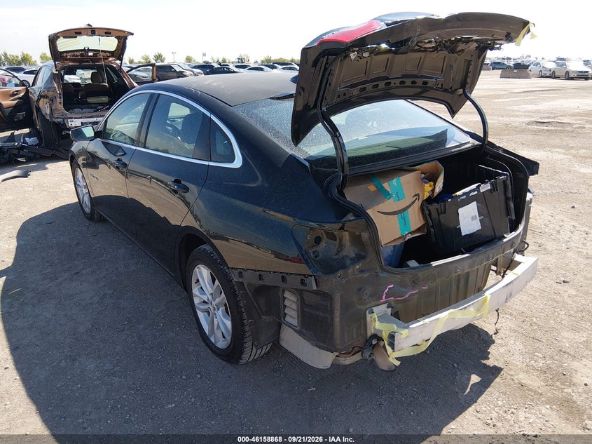 Vin: 1g1ze5st6gf340010, lot: 46658667, chevrolet malibu 1lt 20163