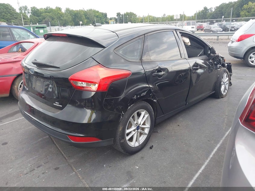 Vin: 1fadp3k20gl249118, lot: 46658668, ford focus se 20164