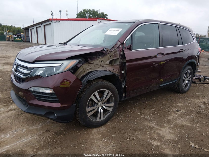 2016 Honda Pilot, Лівий бік, IAAI, VIN 5FNYF6H51GB061373 — фото 2