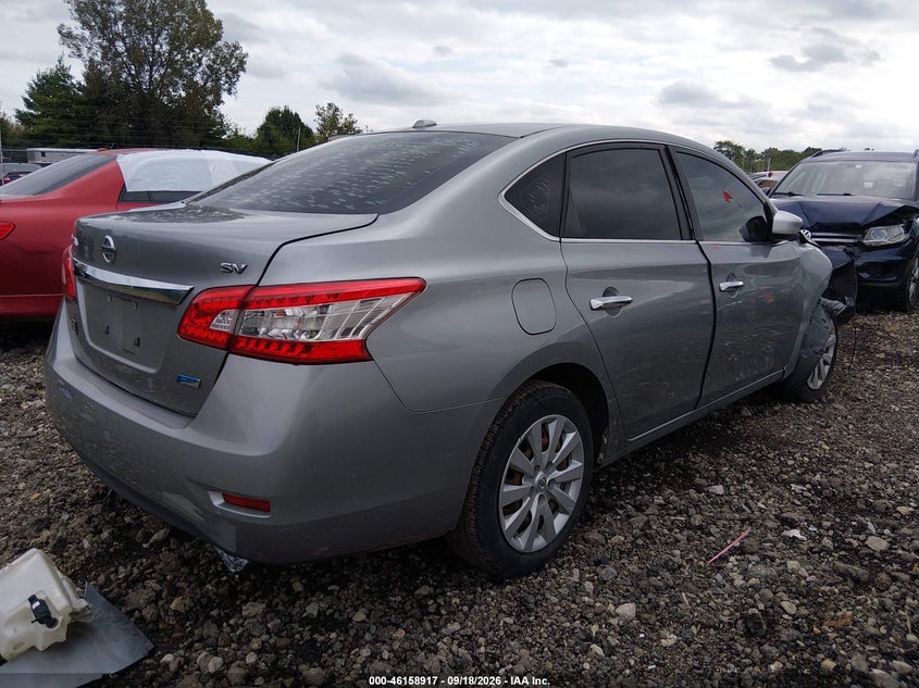 Vin: 3n1ab7ap0ey224758, lot: 46658716, nissan sentra sv 20144