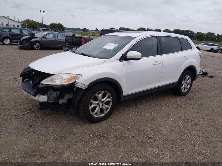 Vin: jm3tb3cv6c0357985, lot: 46658724, mazda cx-9 touring 20122