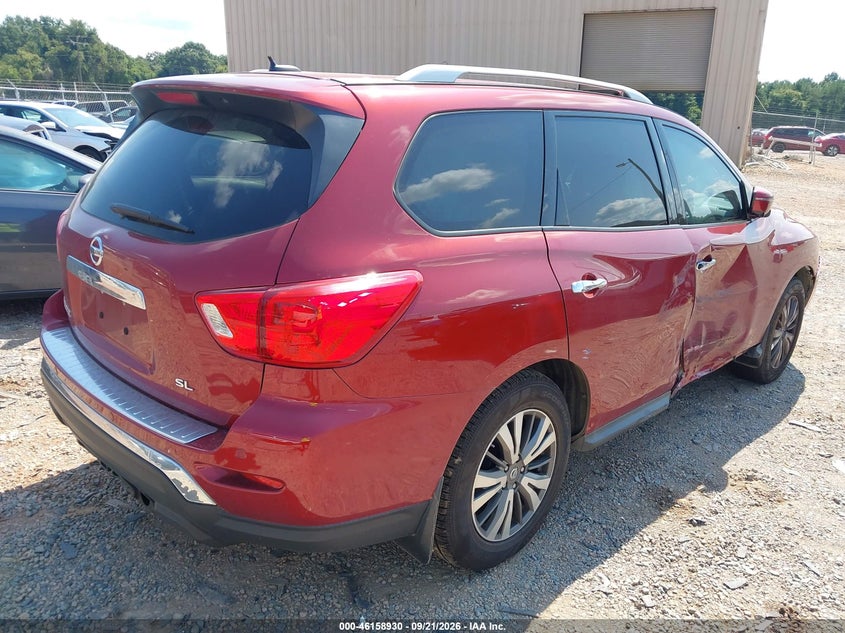 Vin: 5n1dr2mn8hc622893, lot: 46658730, nissan pathfinder sl 20174