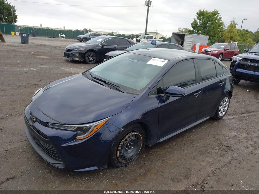 Vin: 5yfb4mde5tp425766, lot: 46658737, toyota corolla le 20262