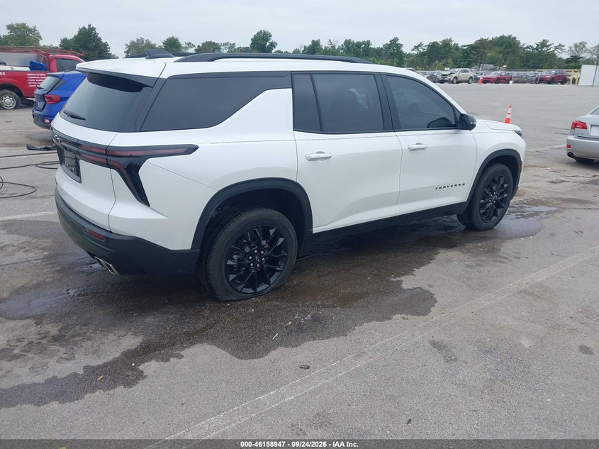 Vin: 1gnevgrs0sj139621, lot: 46658746, chevrolet traverse awd lt 20254