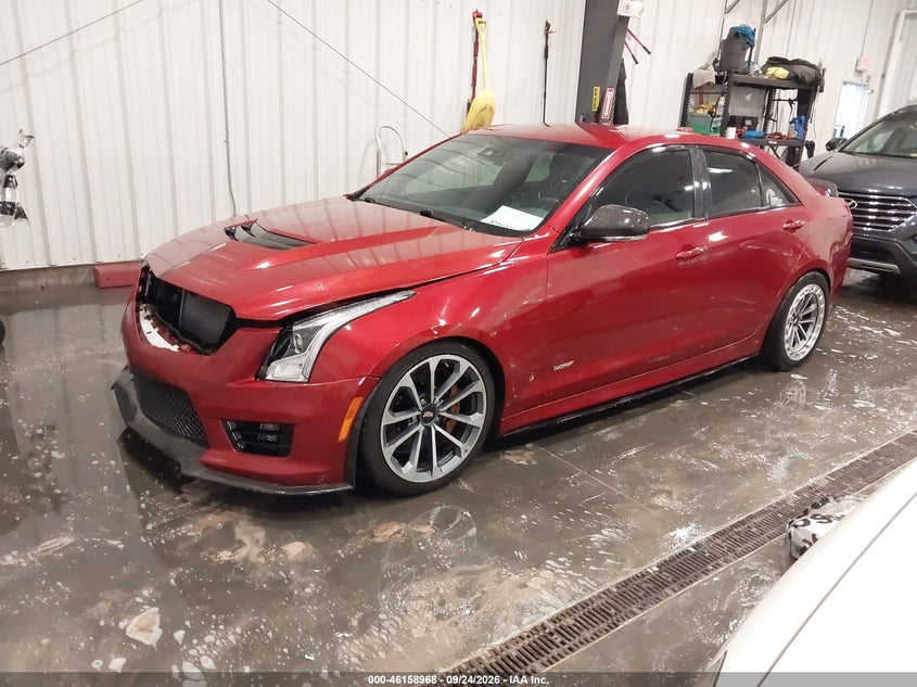 Vin: 1g6an5ry3g0100070, lot: 46658767, cadillac ats-v 20162