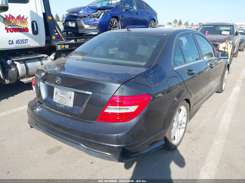 Vin: wddgf4hb0dr301563, lot: 46658768, mercedes-benz c 250 sport 20134