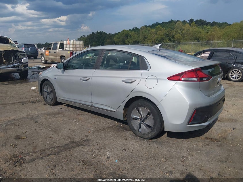 Vin: kmhc75lc5lu195338, lot: 46658788, hyundai ioniq hybrid se 20203