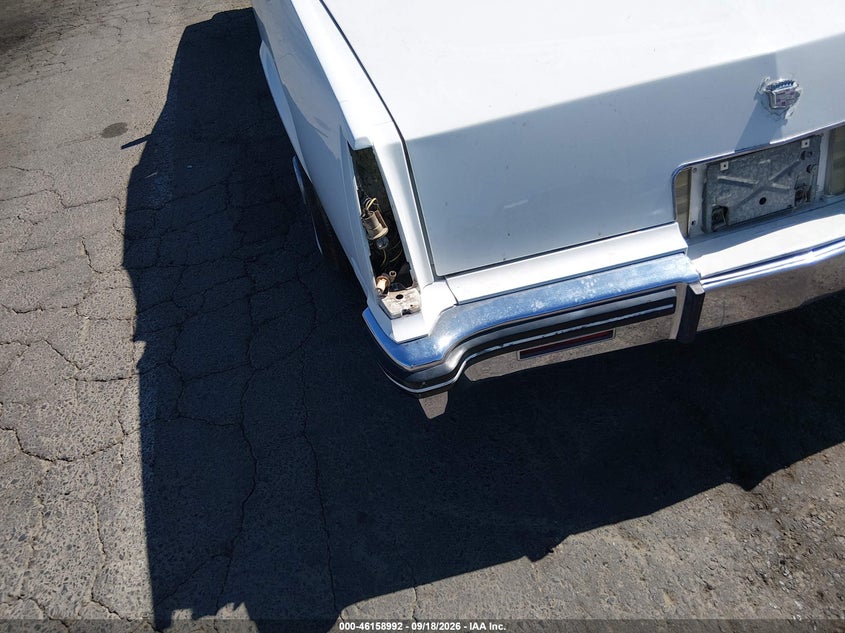 CADILLAC ELDORADO 1984 VIN 1G6AL6788EE672976