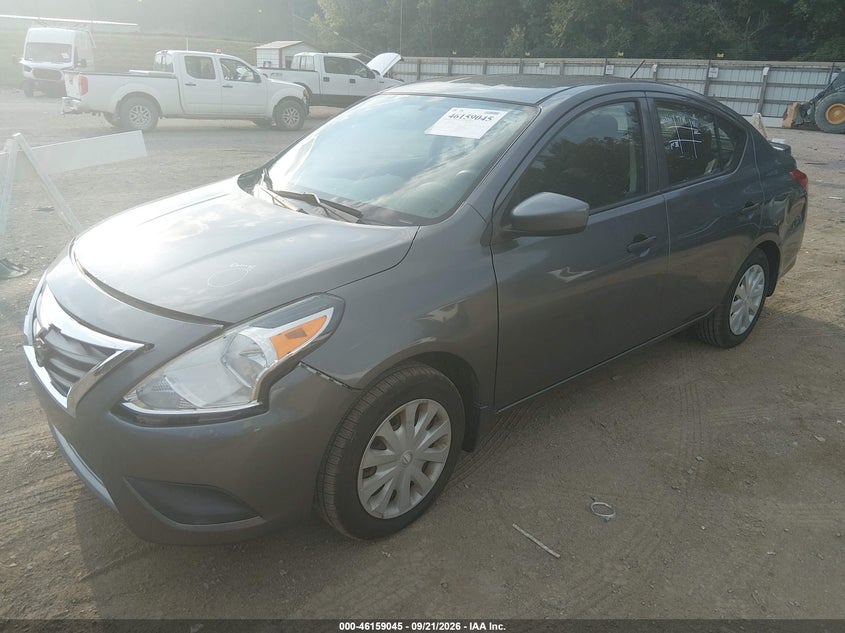 Vin: 3n1cn7ap0kl817867, lot: 46658844, nissan versa 1.6 s+ 20192