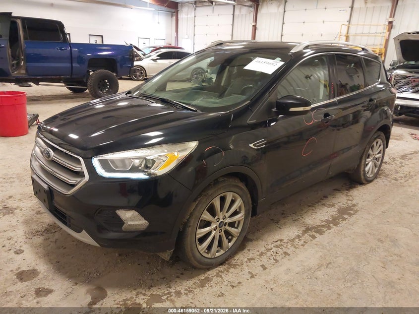 Vin: 1fmcu0jd4hud74811, lot: 46658851, ford escape titanium 20172
