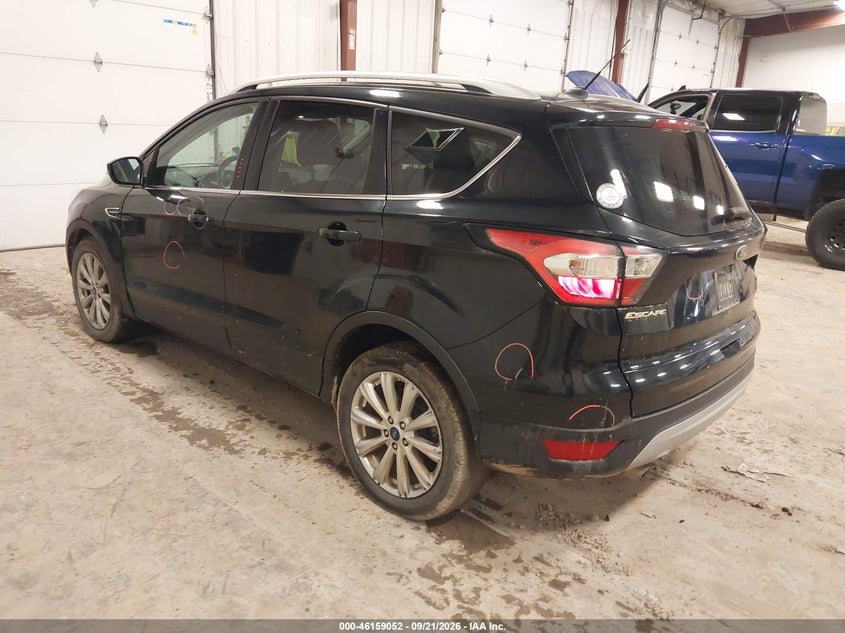 Vin: 1fmcu0jd4hud74811, lot: 46658851, ford escape titanium 20173