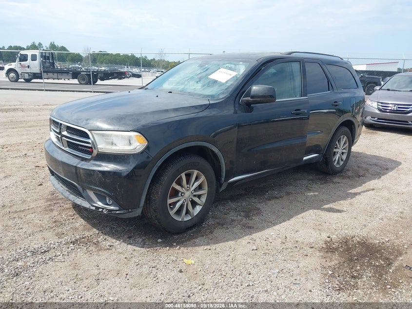 Vin: 1c4rdjag9hc629649, lot: 46658897, dodge durango sxt awd 20172