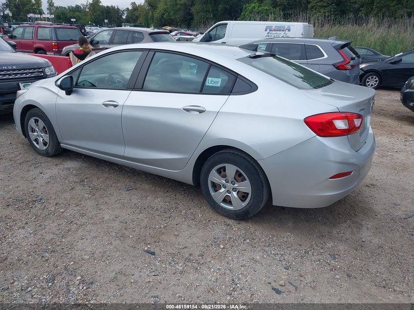 Vin: 1g1bc5sm7h7152480, lot: 46658953, chevrolet cruze ls auto 20173