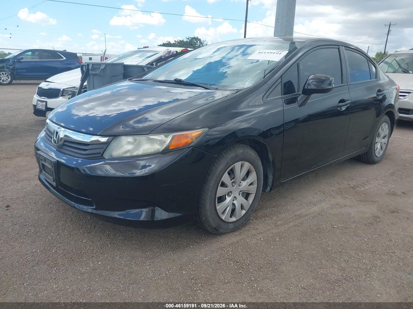 HONDA CIVIC 2012 VIN 2HGFB2F50CH329351