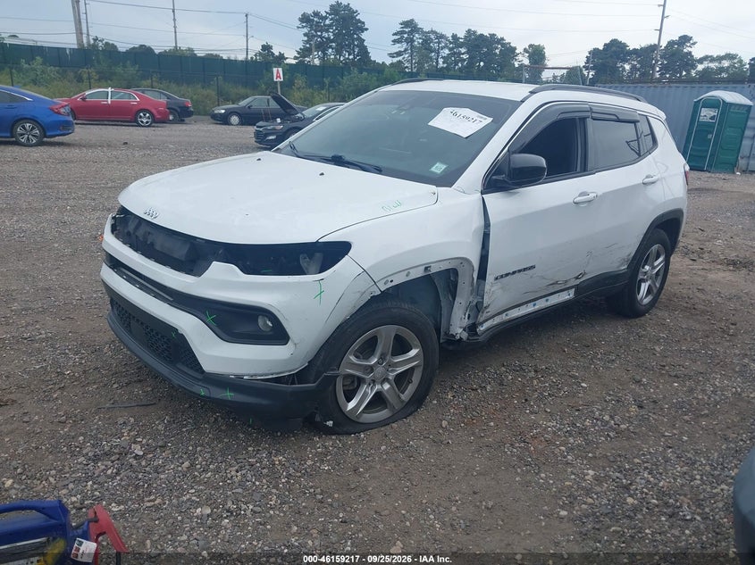 Vin: 3c4njdbnxpt559183, lot: 46659016, jeep compass latitude 4x4 20232