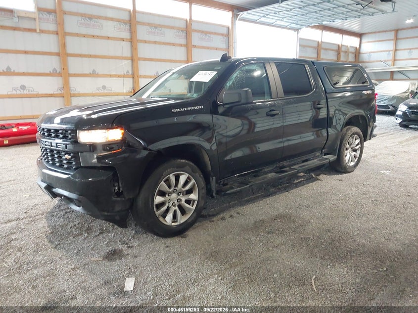Vin: 1gcpybehxlz343772, lot: 46659052, chevrolet silverado 1500 4wd  short bed custom 20202