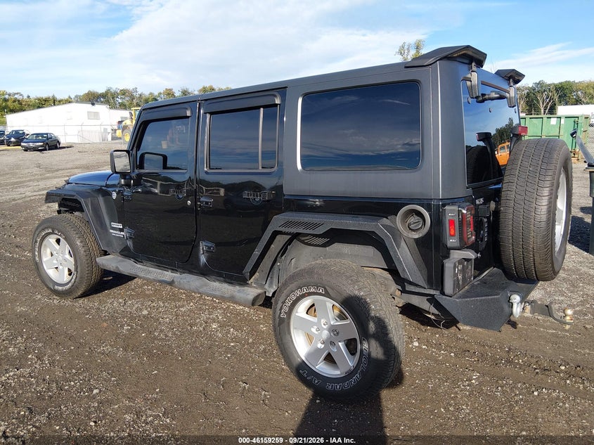Vin: 1c4hjwdg9el206014, lot: 46659058, jeep wrangler unlimited sport 20143