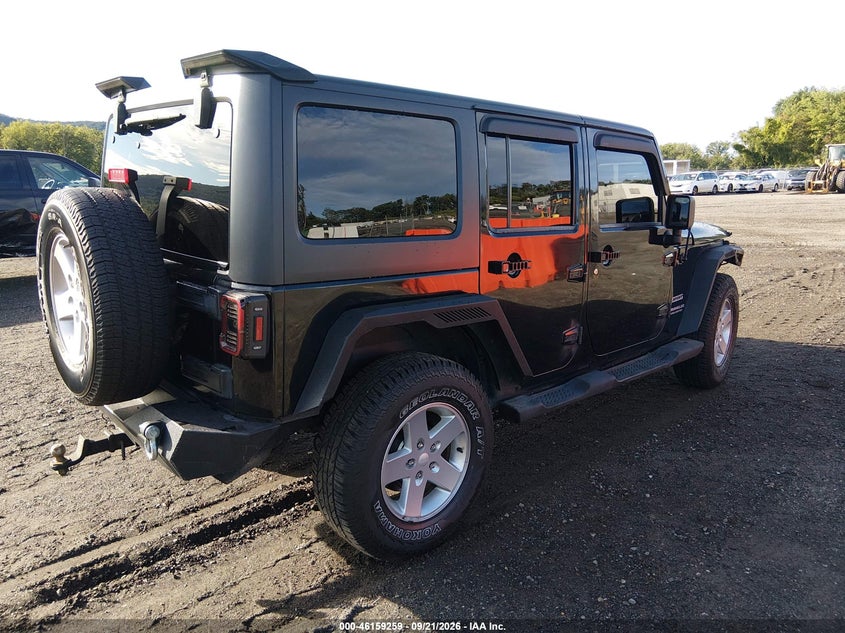 Vin: 1c4hjwdg9el206014, lot: 46659058, jeep wrangler unlimited sport 20144