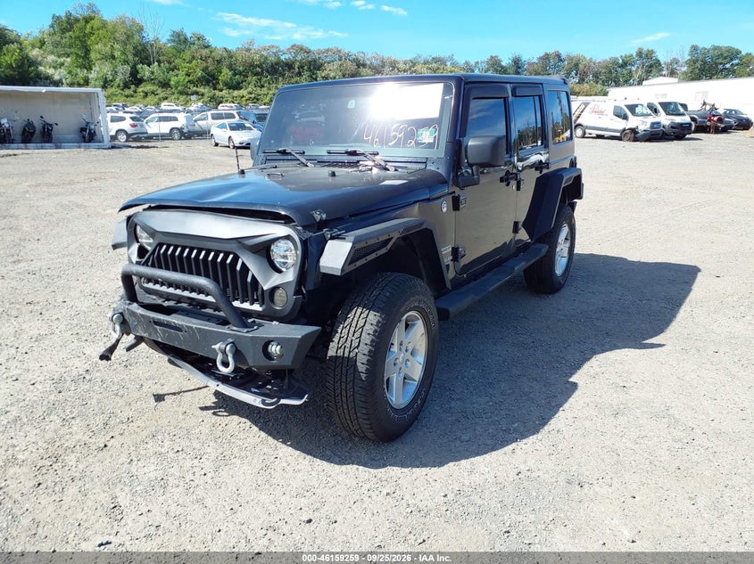 Vin: 1c4hjwdg9el206014, lot: 46659058, jeep wrangler unlimited sport 20142