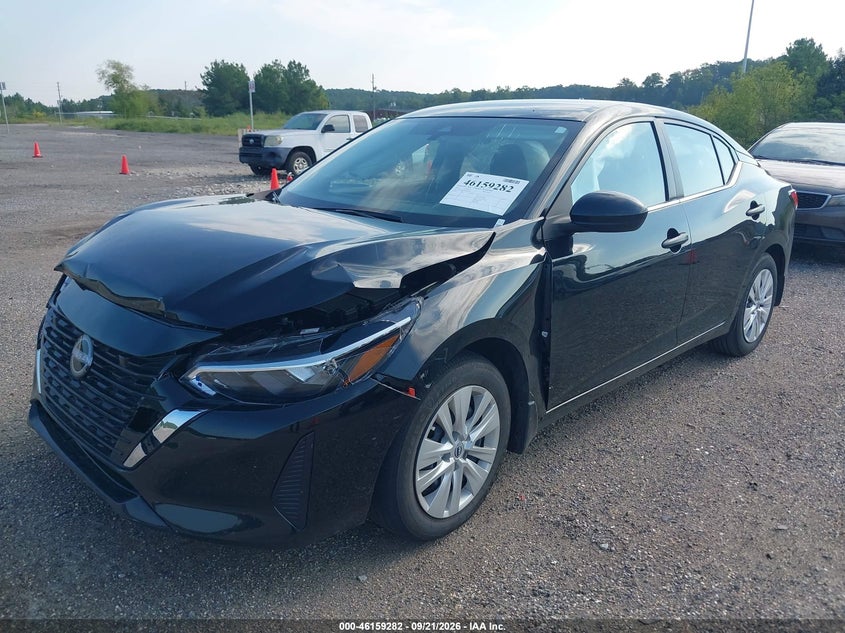 Vin: 3n1ab8bv8sy407680, lot: 46659081, nissan sentra s 20252