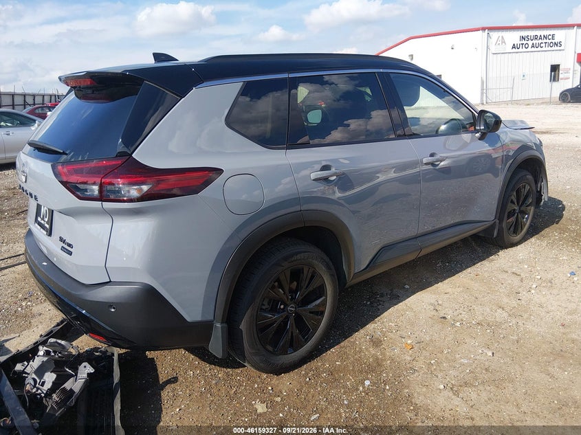 Vin: jn8bt3bb9pw189517, lot: 46659126, nissan rogue sv intelligent awd 20234