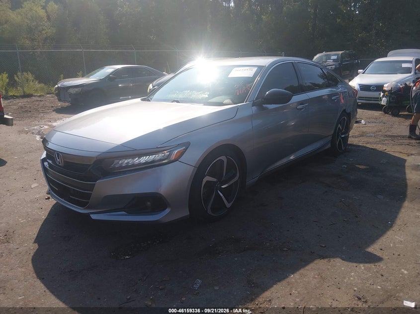 Vin: 1hgcv1f33ma031489, lot: 46659135, honda accord sport 20212
