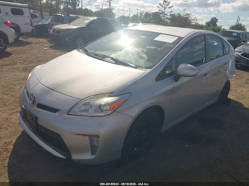 Vin: jtdkn3du2f0437239, lot: 46659142, toyota prius three 20152