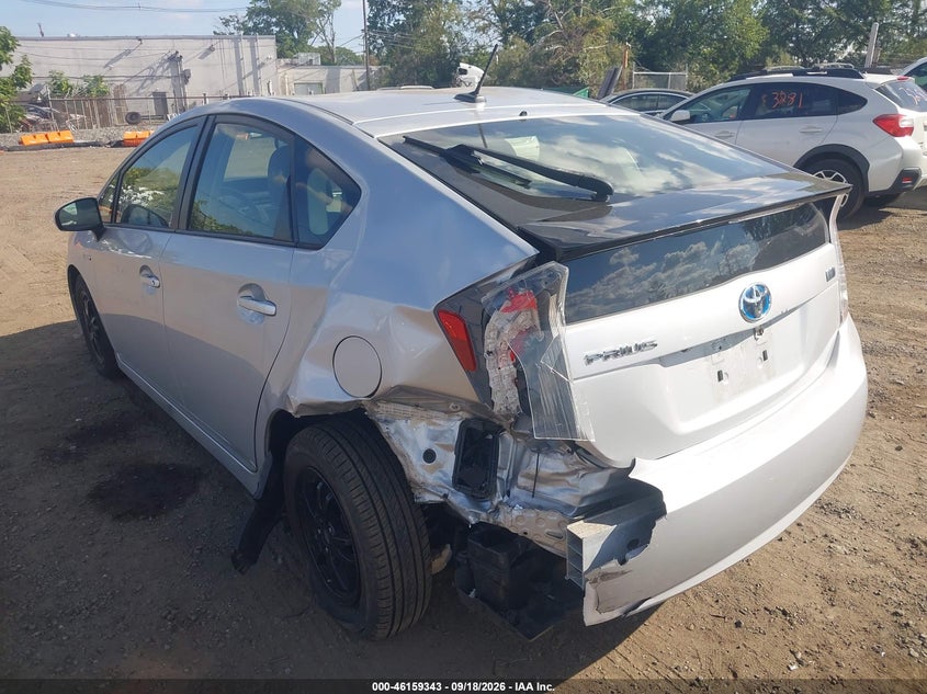 Vin: jtdkn3du2f0437239, lot: 46659142, toyota prius three 20153