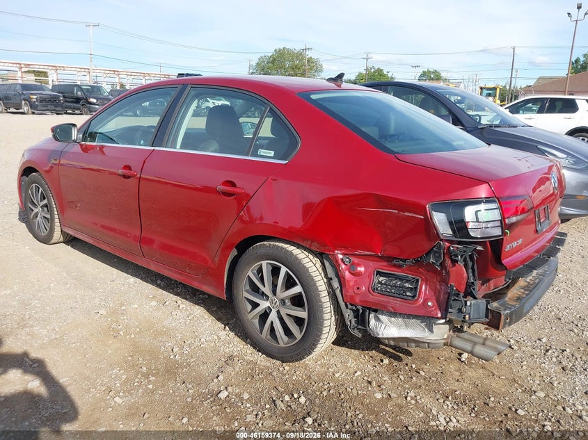 Vin: 3vwdb7aj4hm362561, lot: 46659173, volkswagen jetta 1.4t se 20173