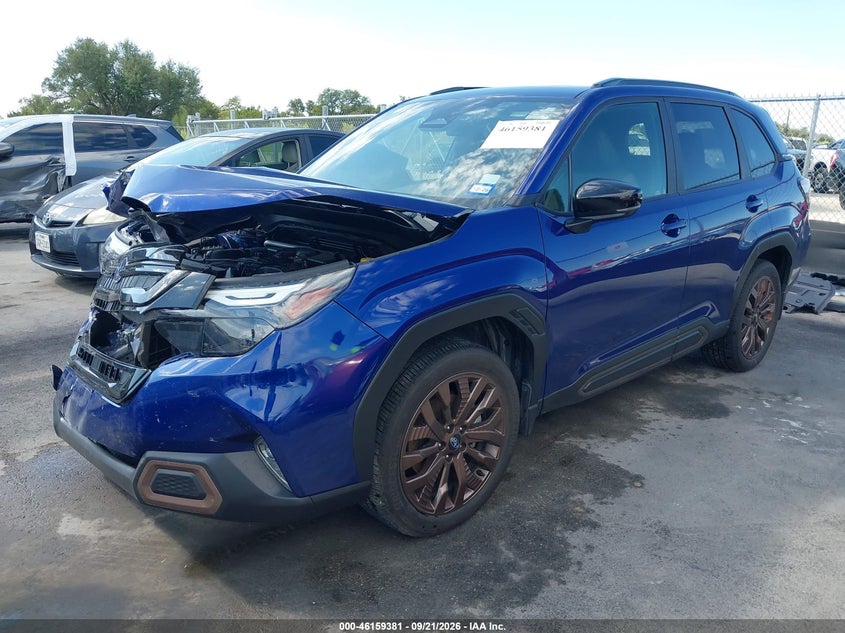 Vin: jf2sldhc6sh476443, lot: 46659180, subaru forester sport 20252