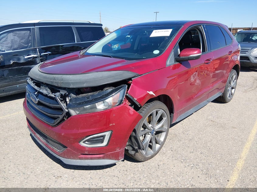 Vin: 2fmpk4ap0gbb59066, lot: 46659205, ford edge sport 20162
