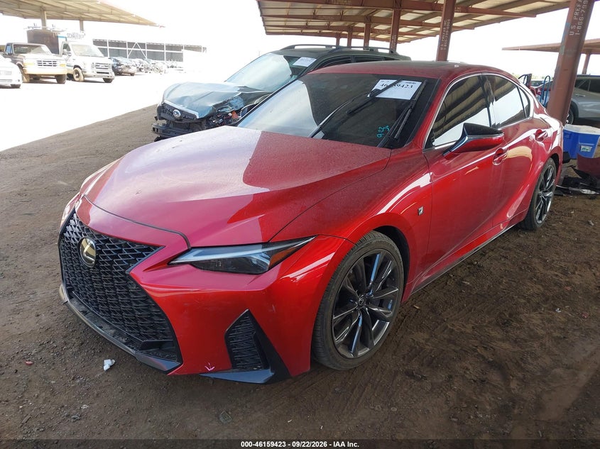 Vin: jthgz1b29p5068477, lot: 46659222, lexus is 350 f sport 20232