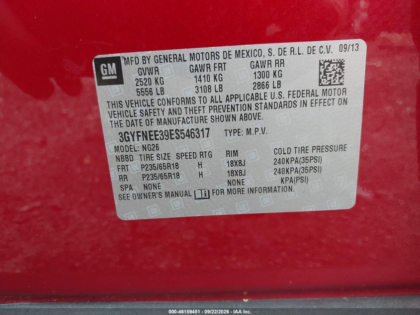 2014 CADILLAC SRX LUXURY COLLECTION · Фото 9